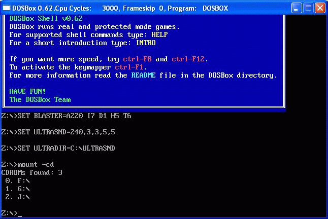 CDs and DOSBox