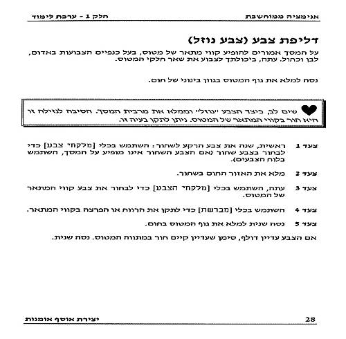 תמונה מתוך המדריך