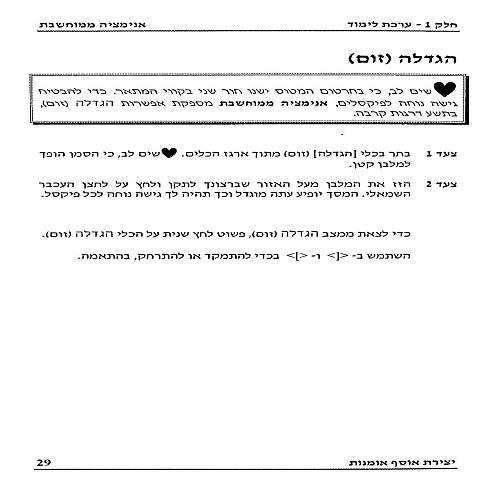 תמונה מתוך המדריך