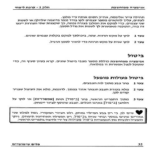 תמונה מתוך המדריך