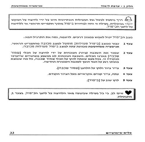 תמונה מתוך המדריך