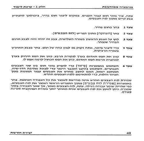 תמונה מתוך המדריך