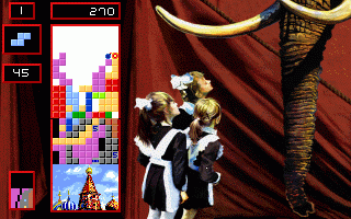 תמונה מתוך המשחק Super Tetris‏