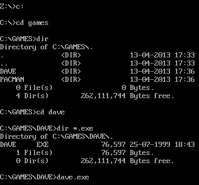 Dos Example