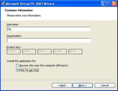 Virtual PC