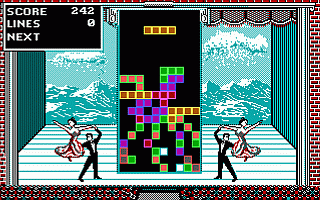תמונה מתוך המשחק Tetris‏